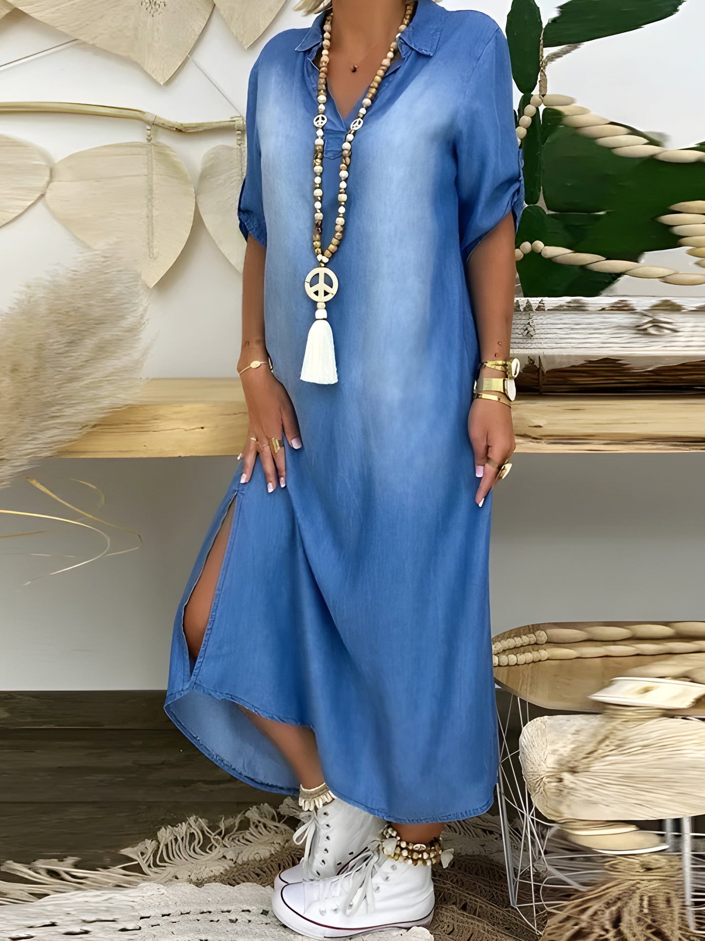 HELENIA | VESTIDO VAQUERO OLIVIA COLLECTION