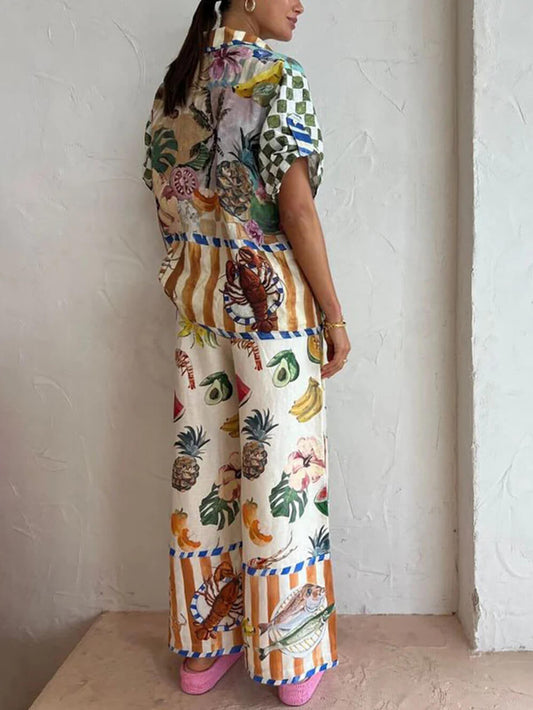 FRUIT | CONJUNTO DOS PIEZAS ESTAMPADO FRUTAS