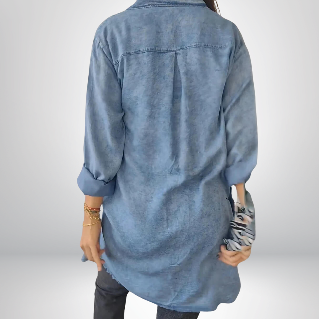 PAULA | CHAQUETA VAQUERA DE CORTE LARGO