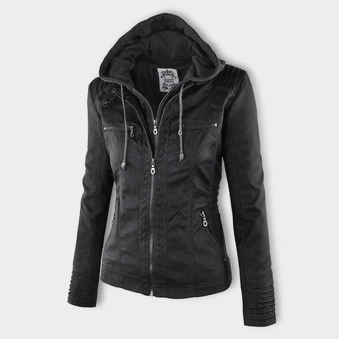 PIA | CHAQUETA DE PIEL CUERO