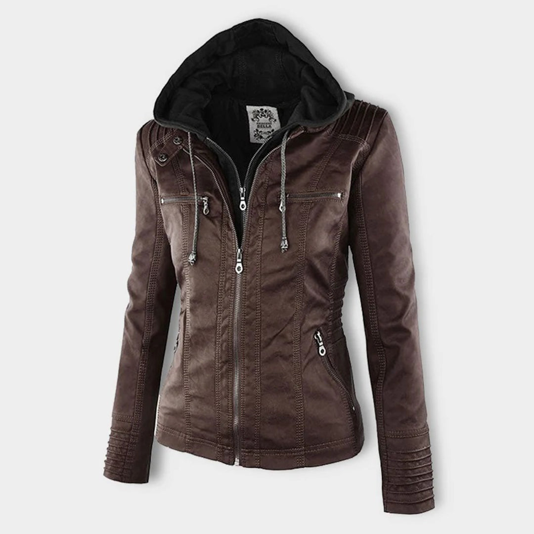 PIA | CHAQUETA DE PIEL CUERO
