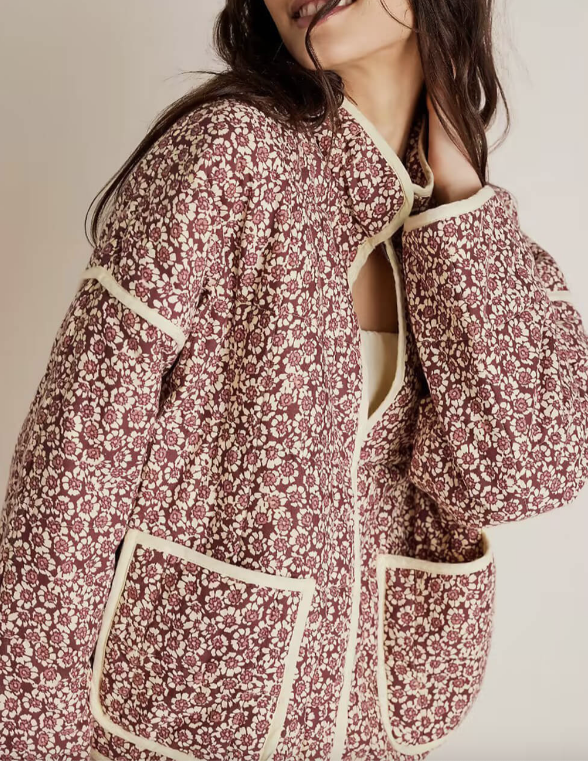 FLORINA | CHAQUETA ACOLCHADA FLORAL