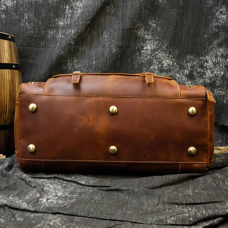 BOLSO DE VIAJE EN PIEL