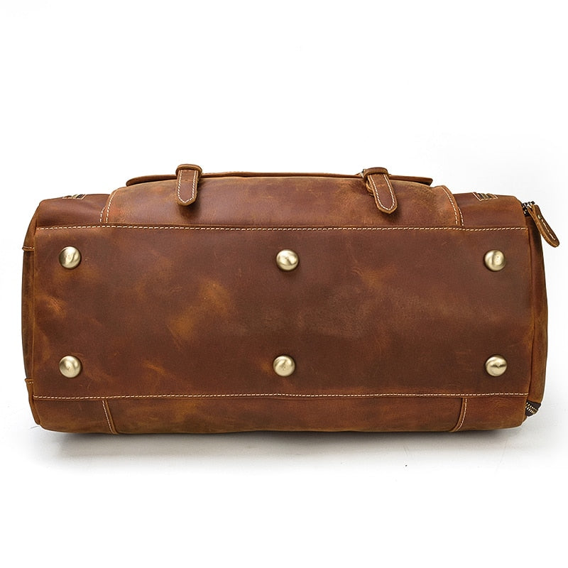 BOLSO DE VIAJE EN PIEL