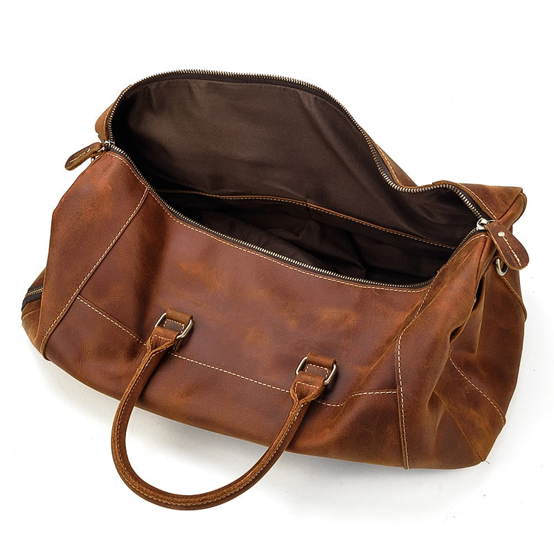 BOLSO DE VIAJE EN PIEL