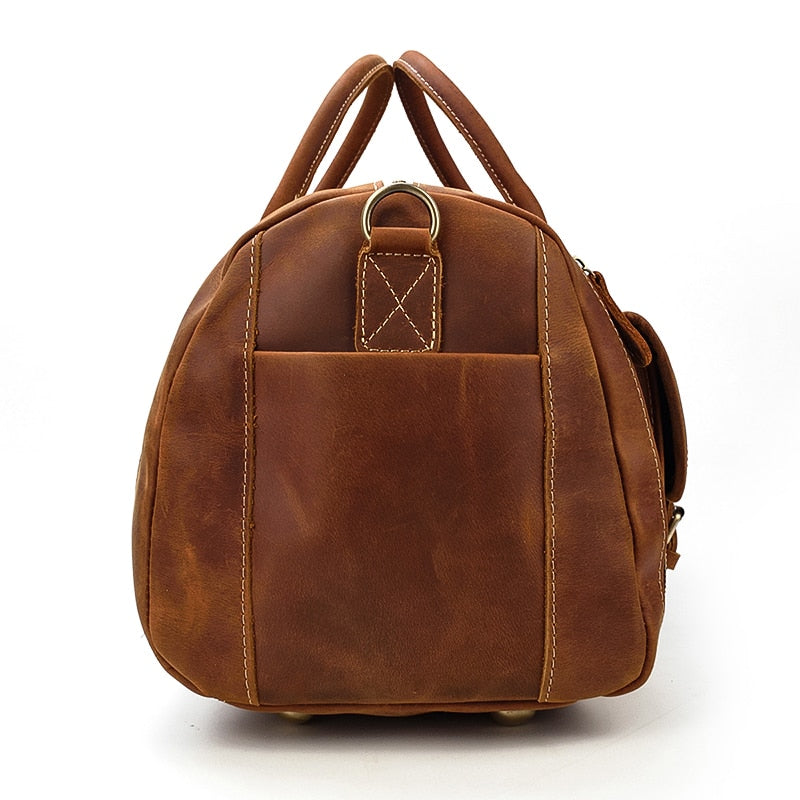 BOLSO DE VIAJE EN PIEL