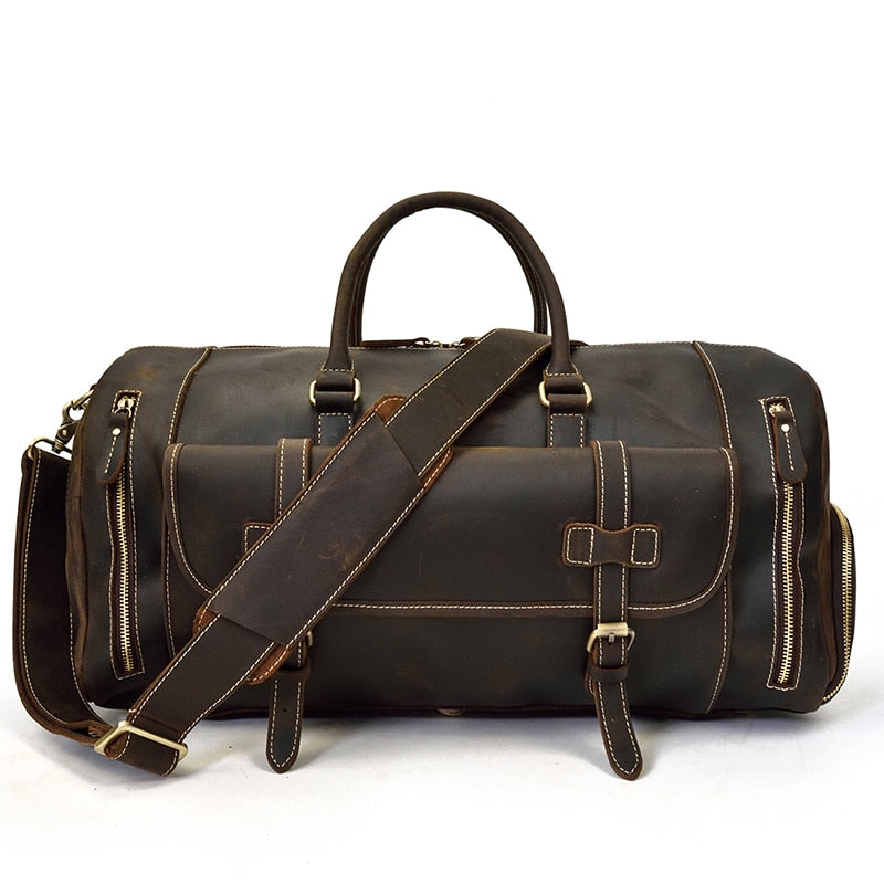 BOLSO DE VIAJE EN PIEL