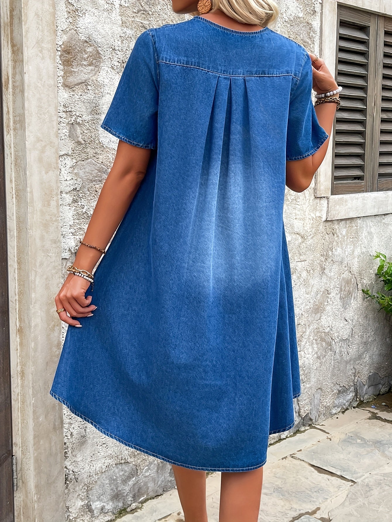 VALERIANA | VESTIDO VAQUERO DE UNA PIEZA