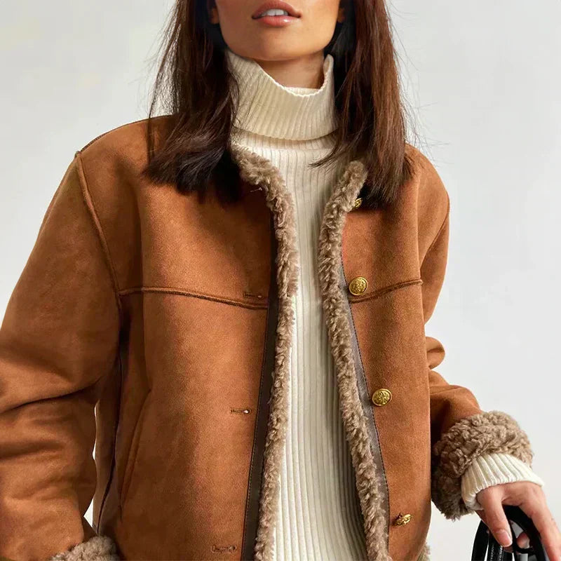 ROSALIA | CHAQUETA BOMBER CON BORREGUITO