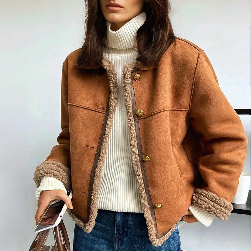 ROSALIA | CHAQUETA BOMBER CON BORREGUITO