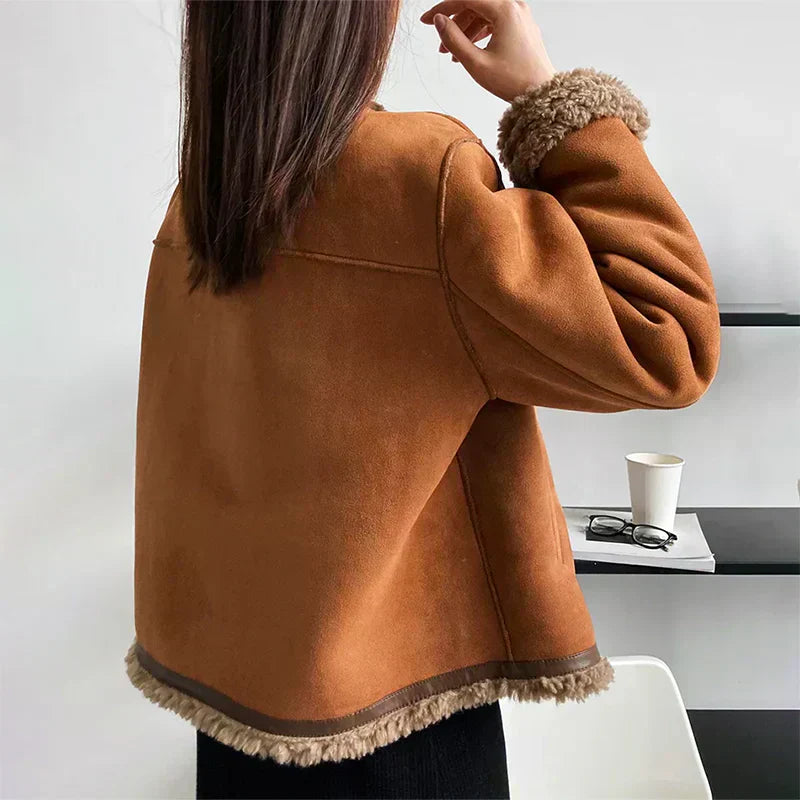 ROSALIA | CHAQUETA BOMBER CON BORREGUITO