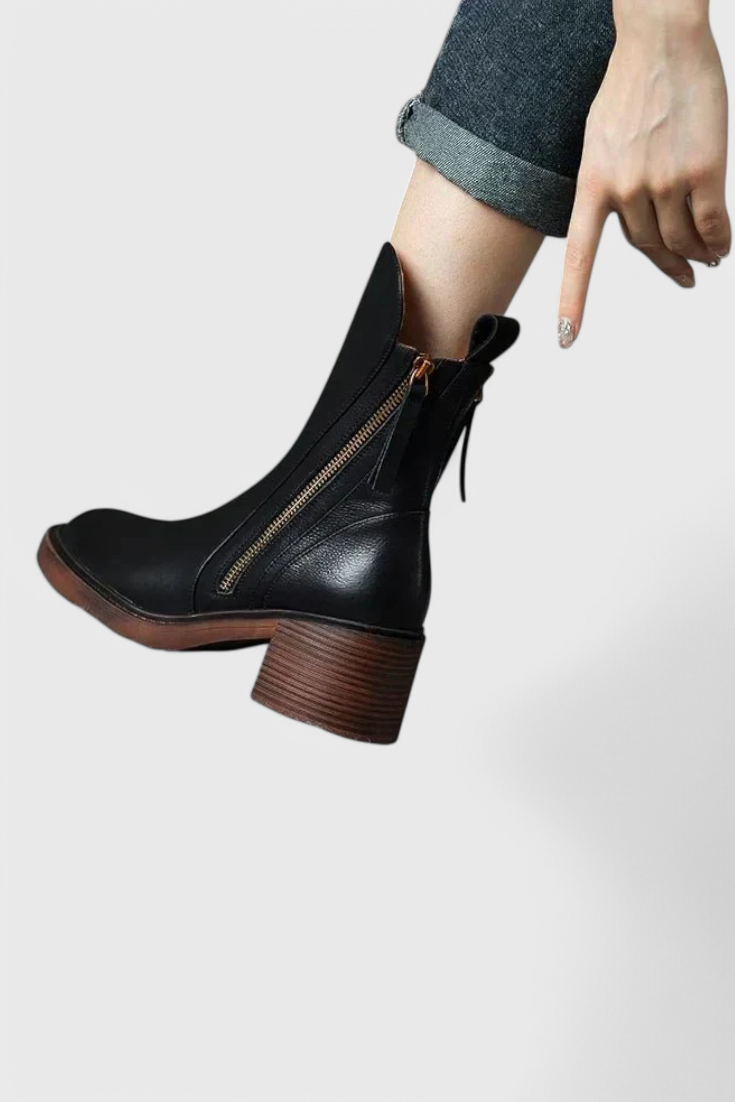 MARIPAZ | BOTAS DE PIEL CUERO
