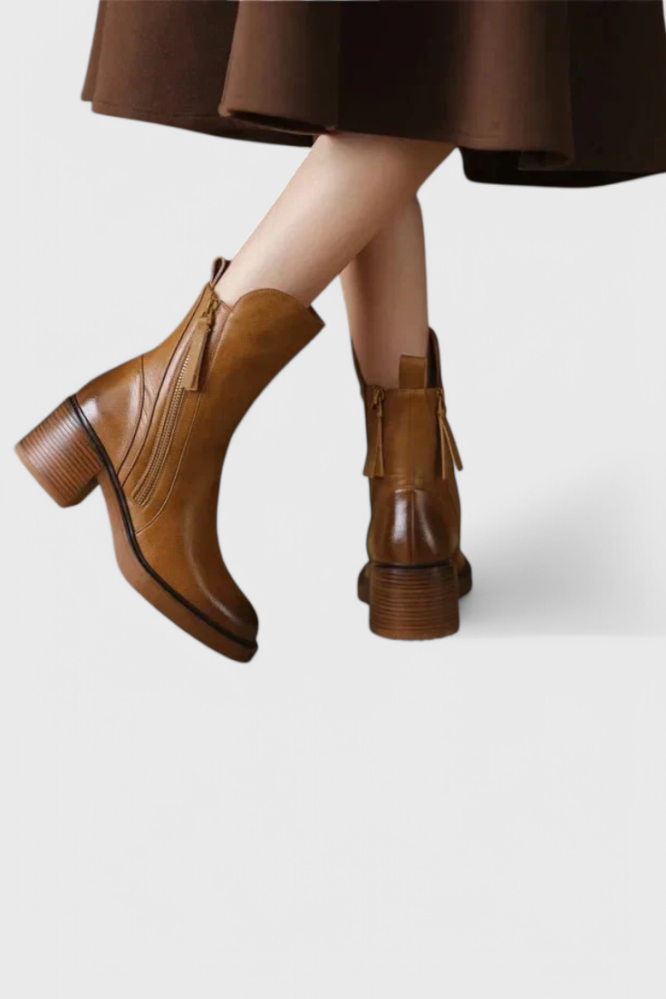 MARIPAZ | BOTAS DE PIEL CUERO