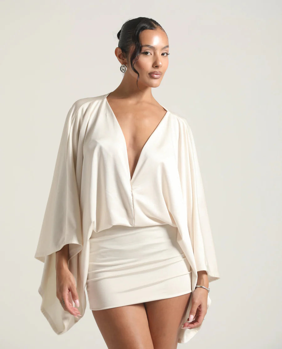 ALLES | VESTIDO OLIVIA CREATION MANGAS OVER