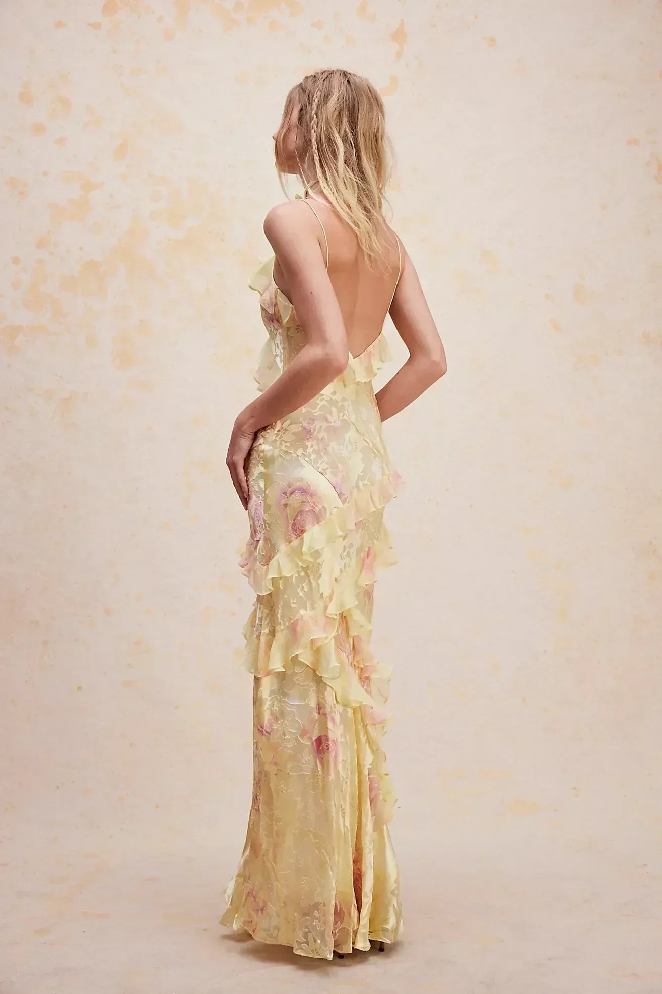 RACHEL | VESTIDO LUNGO ROMANTICO