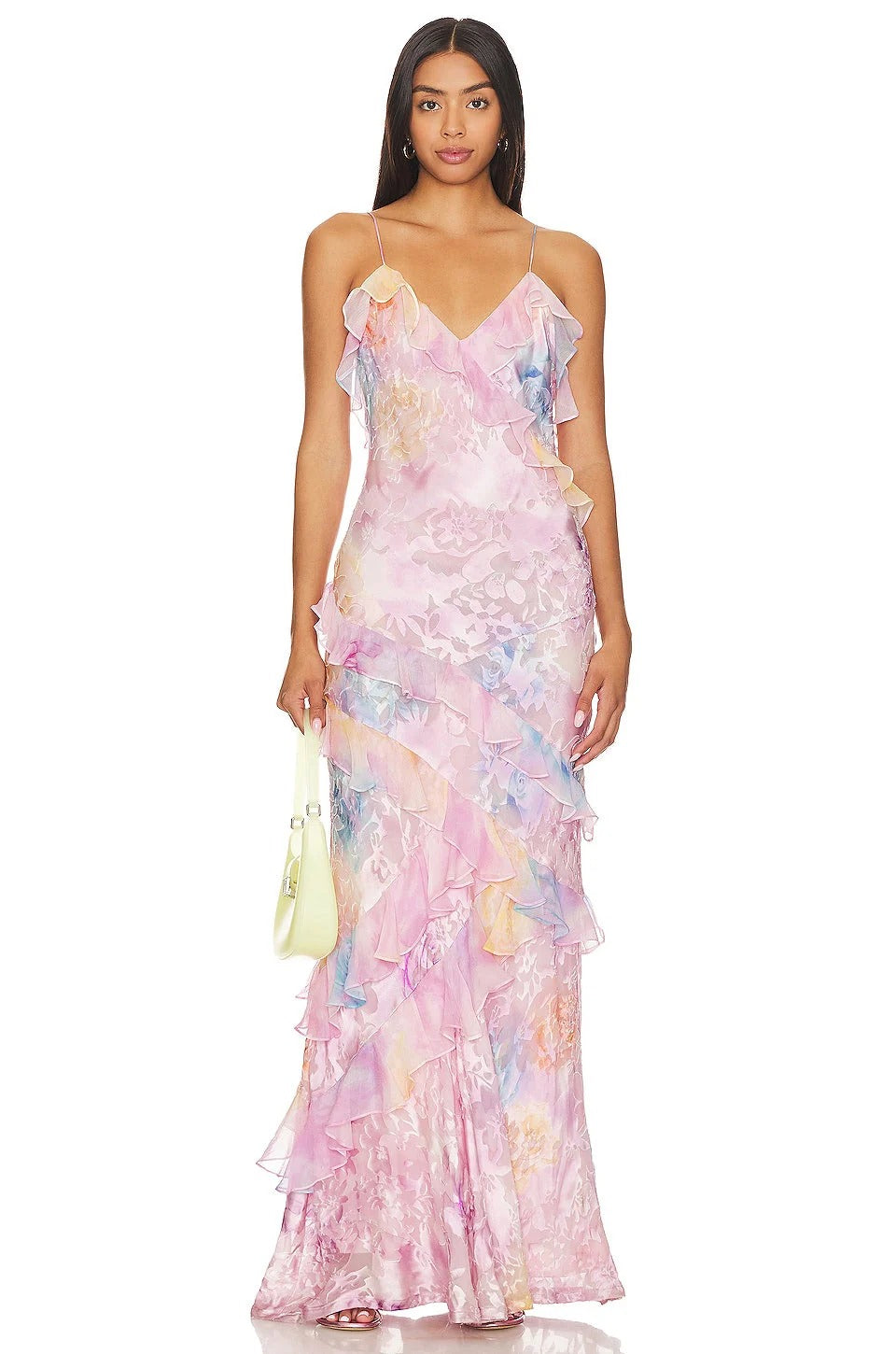 RACHEL | VESTIDO LUNGO ROMANTICO