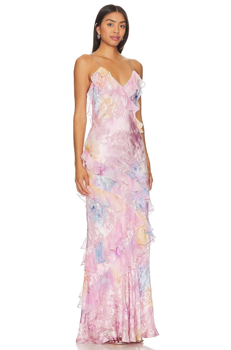 RACHEL | VESTIDO LUNGO ROMANTICO