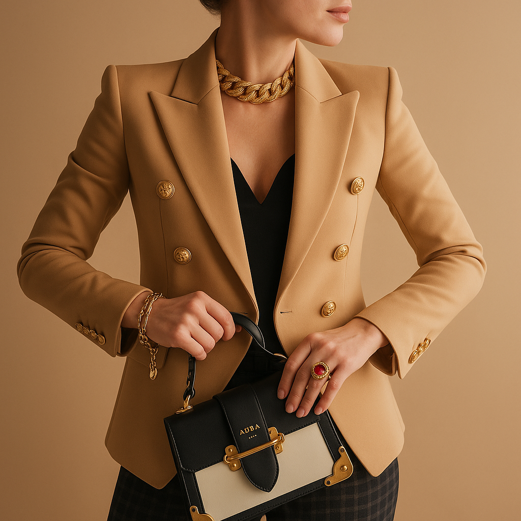 BALERIA | CHAQUETA ELEGANTE CON HOMBRERA