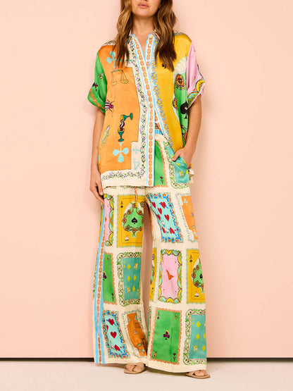 ROYAL GAME  | CONJUNTO DOS PIEZAS ESTAMPADO