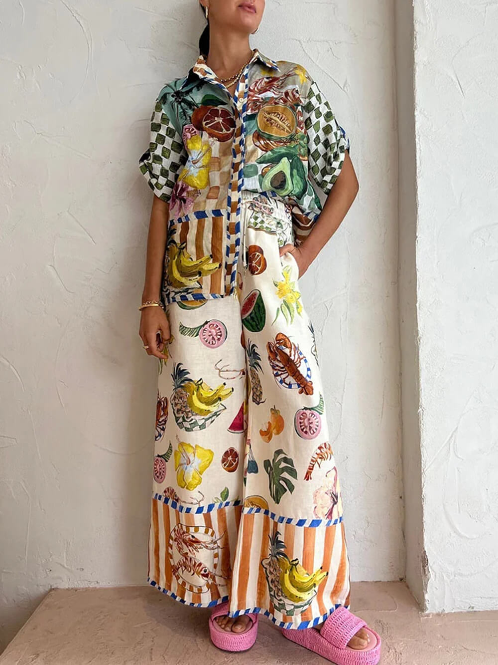 FRUIT | CONJUNTO DOS PIEZAS ESTAMPADO FRUTAS