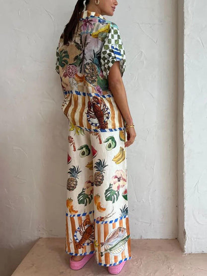 FRUIT | CONJUNTO DOS PIEZAS ESTAMPADO FRUTAS