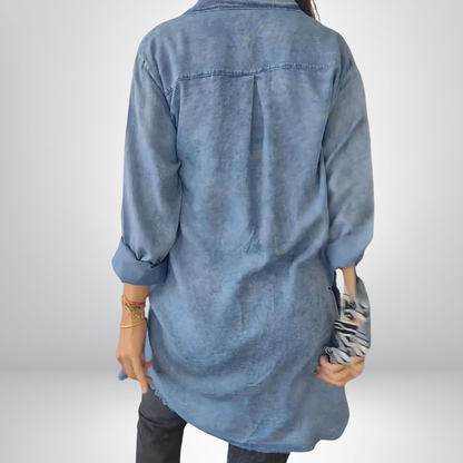 PAULA | CHAQUETA VAQUERA DE CORTE LARGO