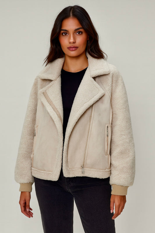 ERIKA | CHAQUETA CON BORREGUITO
