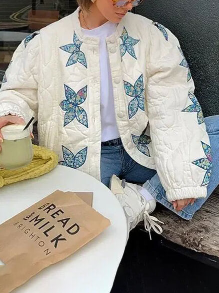 PHILA | CHAQUETA CON ESTAMPADO FLORAL BORDADO