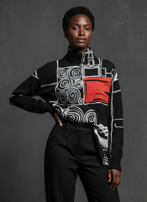 JERSEY DE CUELLO ALTO PSICODELICO