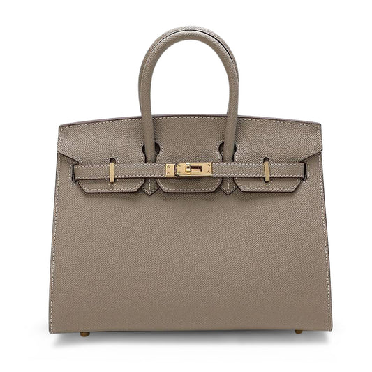 KINGDOWN | BOLSO DE CUERO CON BROCHE DORADO