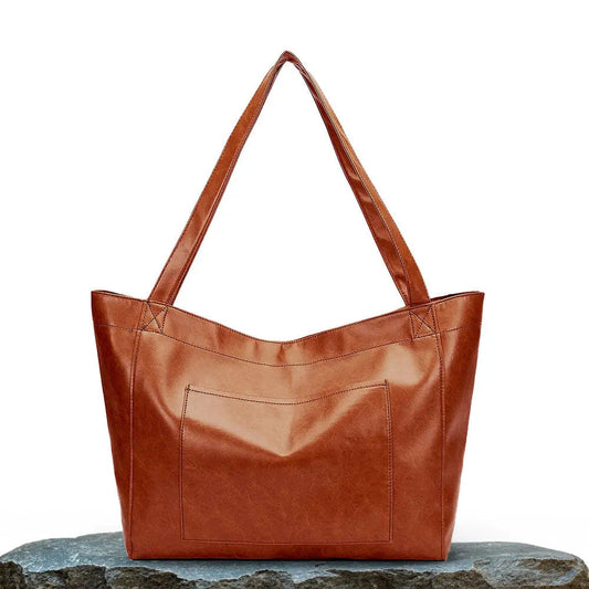 BOLSA MAXI DE PIEL CUERO