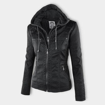 PIA | CHAQUETA DE PIEL CUERO