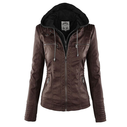 PIA | CHAQUETA DE PIEL CUERO