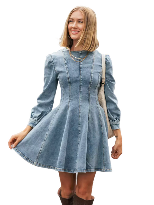 GIRL | VESTIDO CORTO VAQUERO