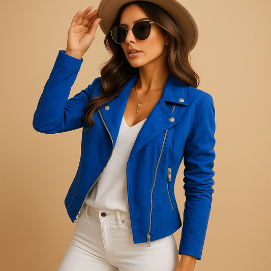 VELASERRA | CHAQUETA DE CUERO OLIVIA EXCLUSIVE
