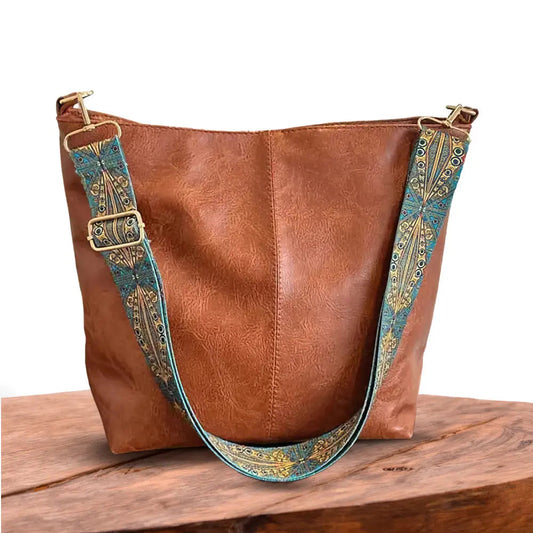 TOTE BAG CUERO OLIVIA