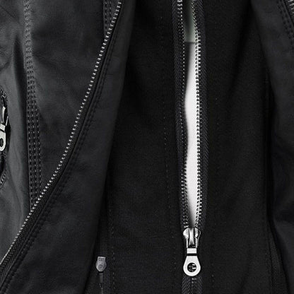 PIA | CHAQUETA DE PIEL CUERO