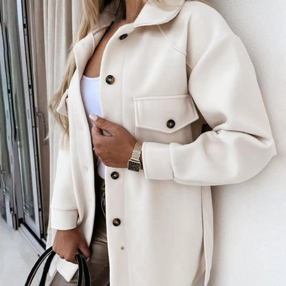 ESTONIA | CHAQUETA CON CINTURÓN
