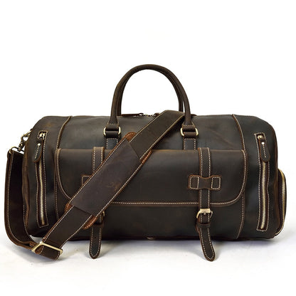 BOLSO DE VIAJE EN PIEL