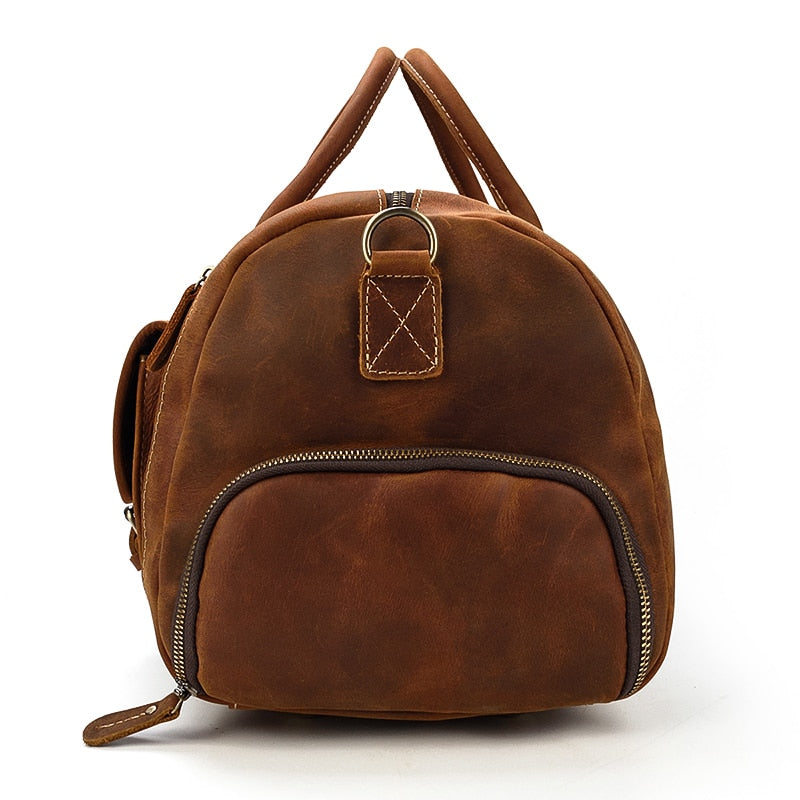 BOLSO DE VIAJE EN PIEL