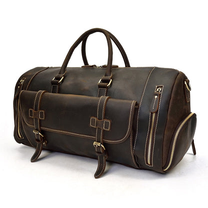 BOLSO DE VIAJE EN PIEL