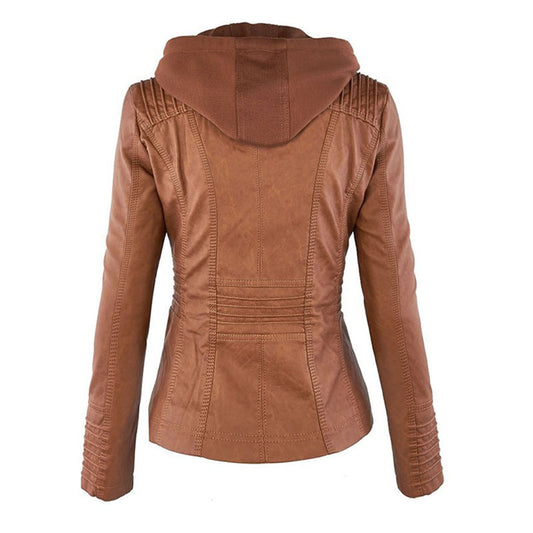 PIA | CHAQUETA DE PIEL CUERO