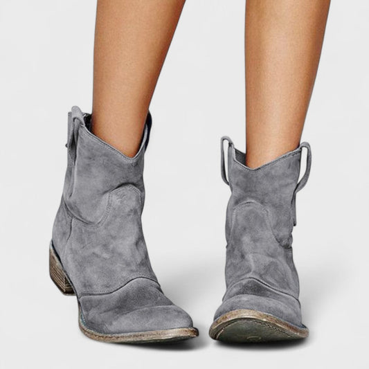 PRADA | BOTA BAJA DE TERCIOPELO