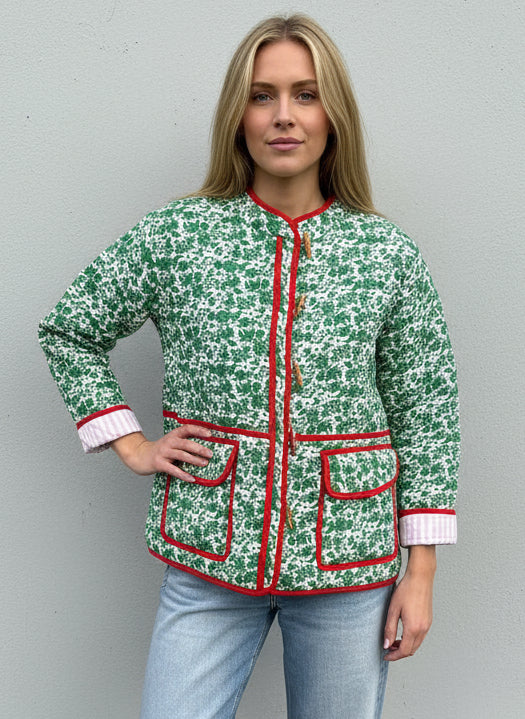 CHAQUETA ACOLCHADA GREEN IVY