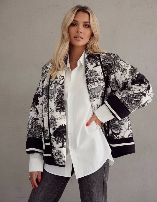 VINTAGE PAINT BLACK | CHAQUETA ACOLCHADA EDICIÓN LIMITADA