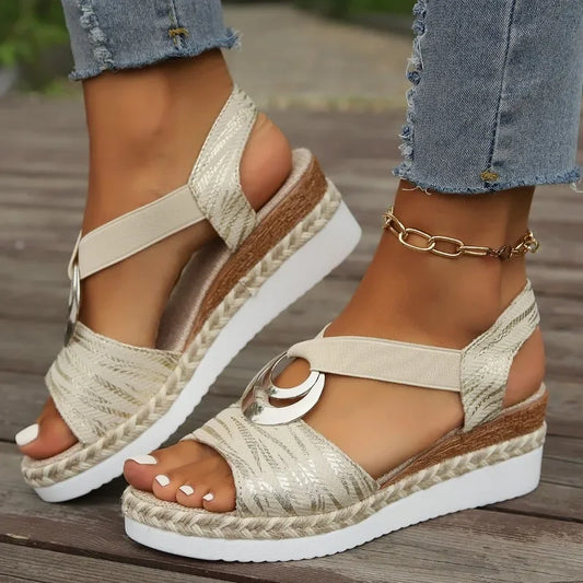ROXANNE | SANDALIA CON PLATAFORMA OLIVIA CREATION
