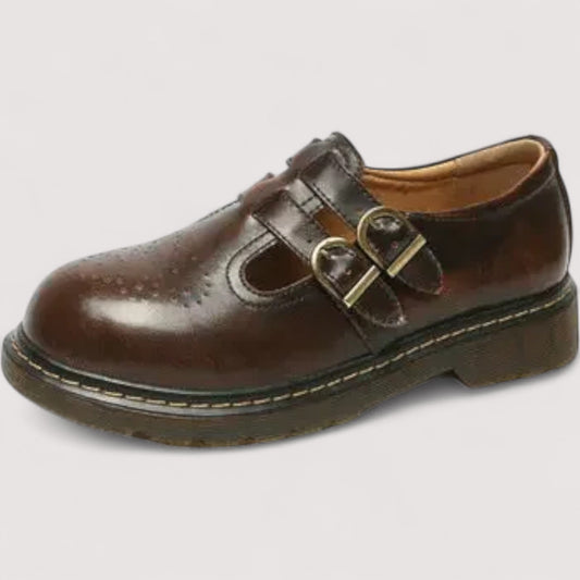 VIOLETA | ZAPATO ELEGANTE CON DOBLE BROCHE