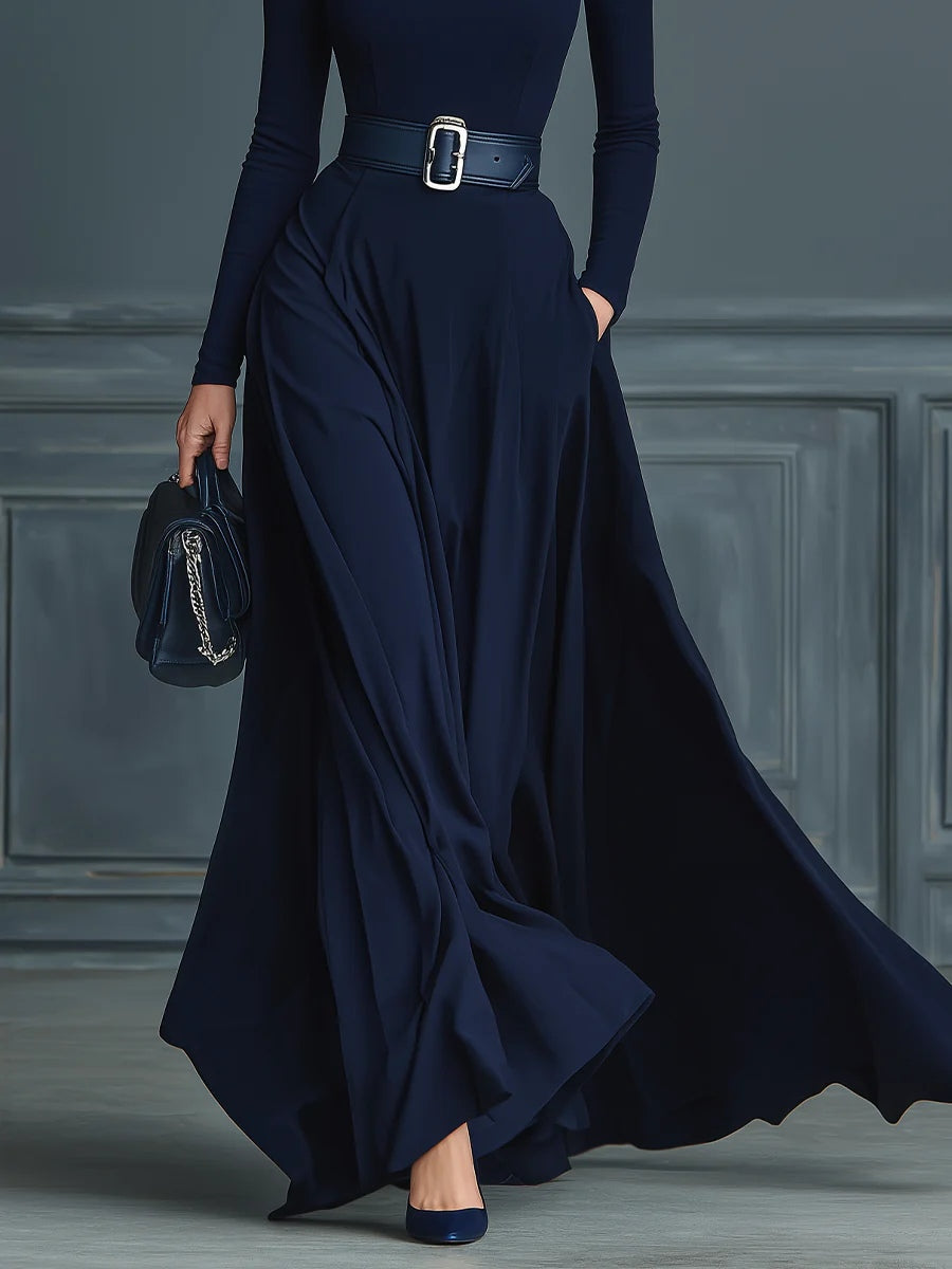 ATLANTA | VESTIDO DARK BLUE OLIVIA