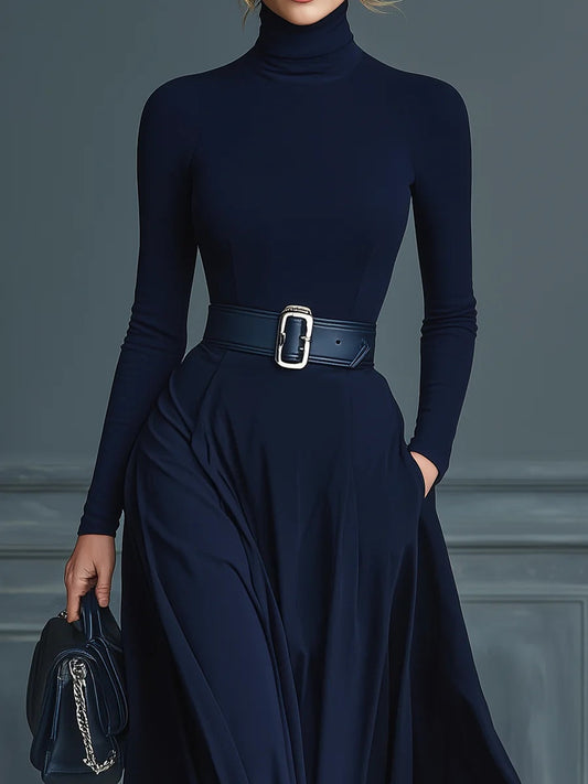 ATLANTA | VESTIDO DARK BLUE OLIVIA