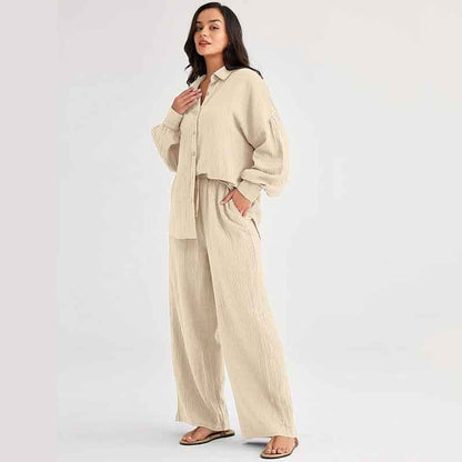 MALLER | CONJUNTO CAMISA DE LINO